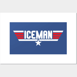 iceman top gun Posters and Art